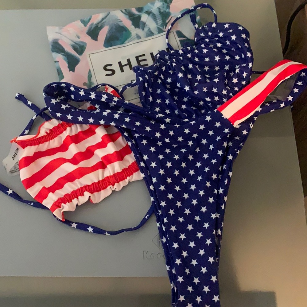 American flag bikini